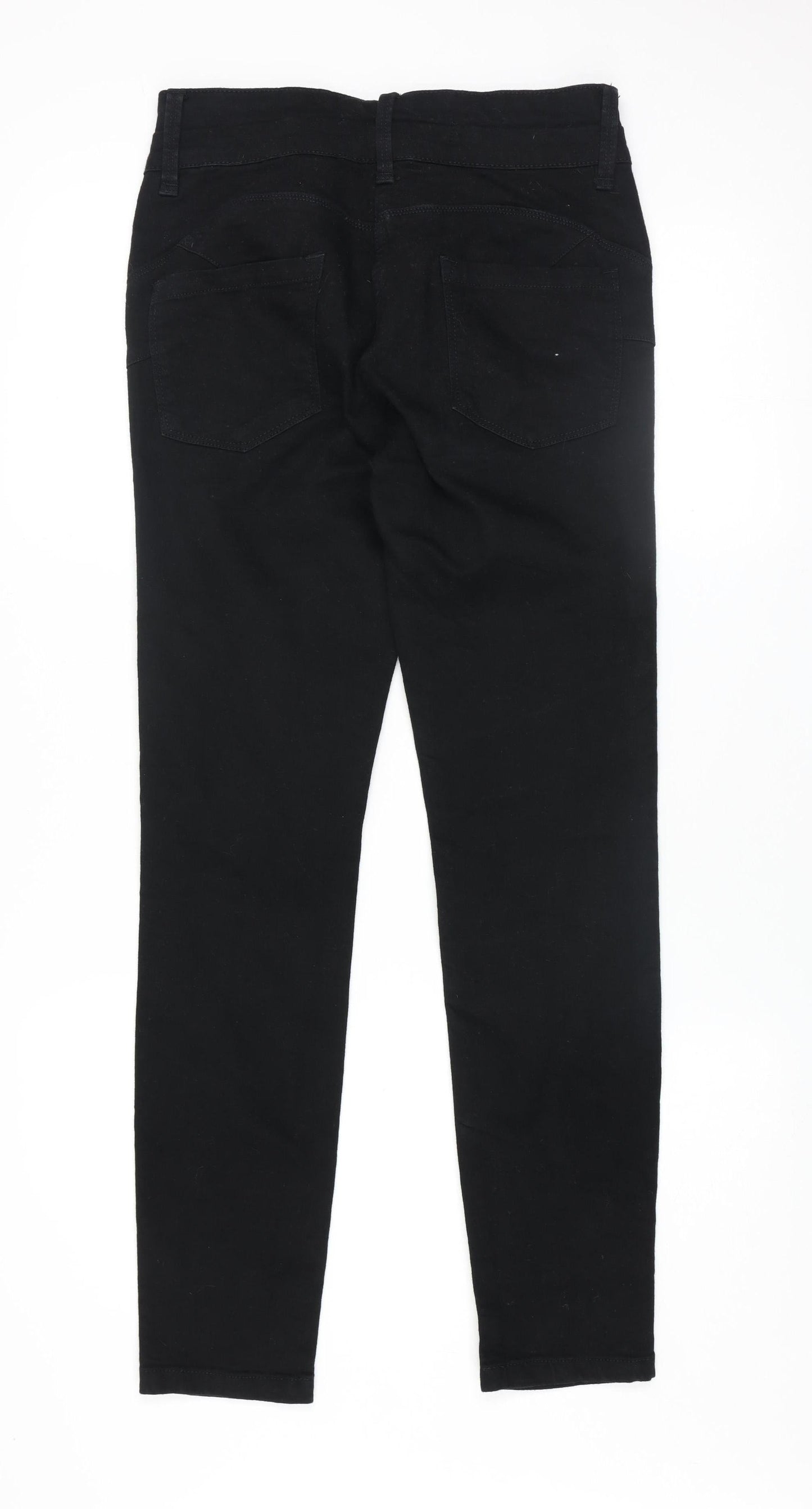 Next Women's Black Skinny Jeans Size 10 Regular Stretch Denim