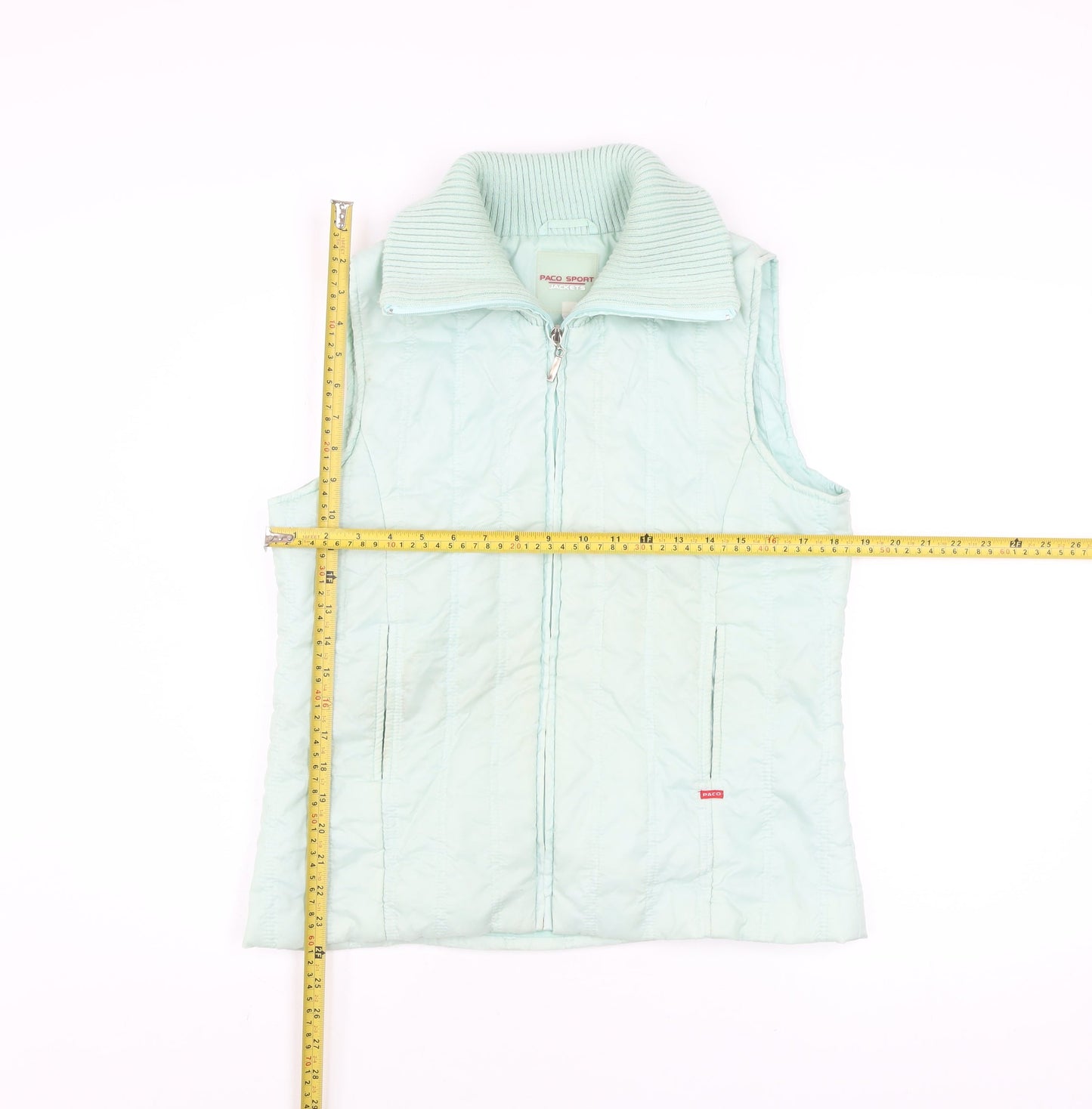 Womens UK Size S Paco Sport Green Quilted Coat