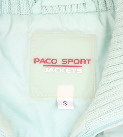 Womens UK Size S Paco Sport Green Quilted Coat