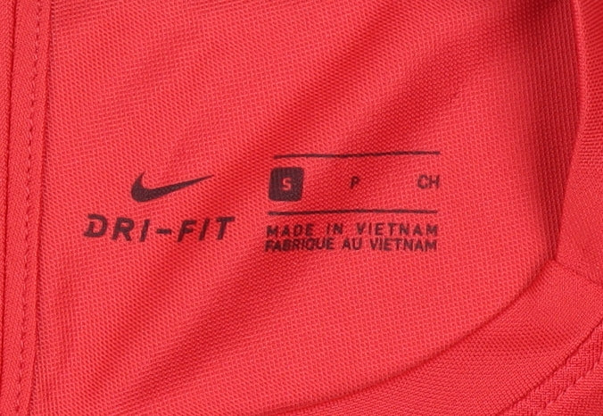Mens UK Size S Nike Red Running & JoggingGym & TrainingFootball T-Shirt