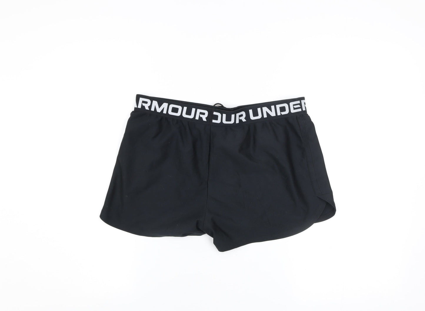 Under Armour Girls Black XL Athletic Running Shorts Moisture Wicking