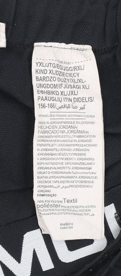 Under Armour Girls Black XL Athletic Running Shorts Moisture Wicking