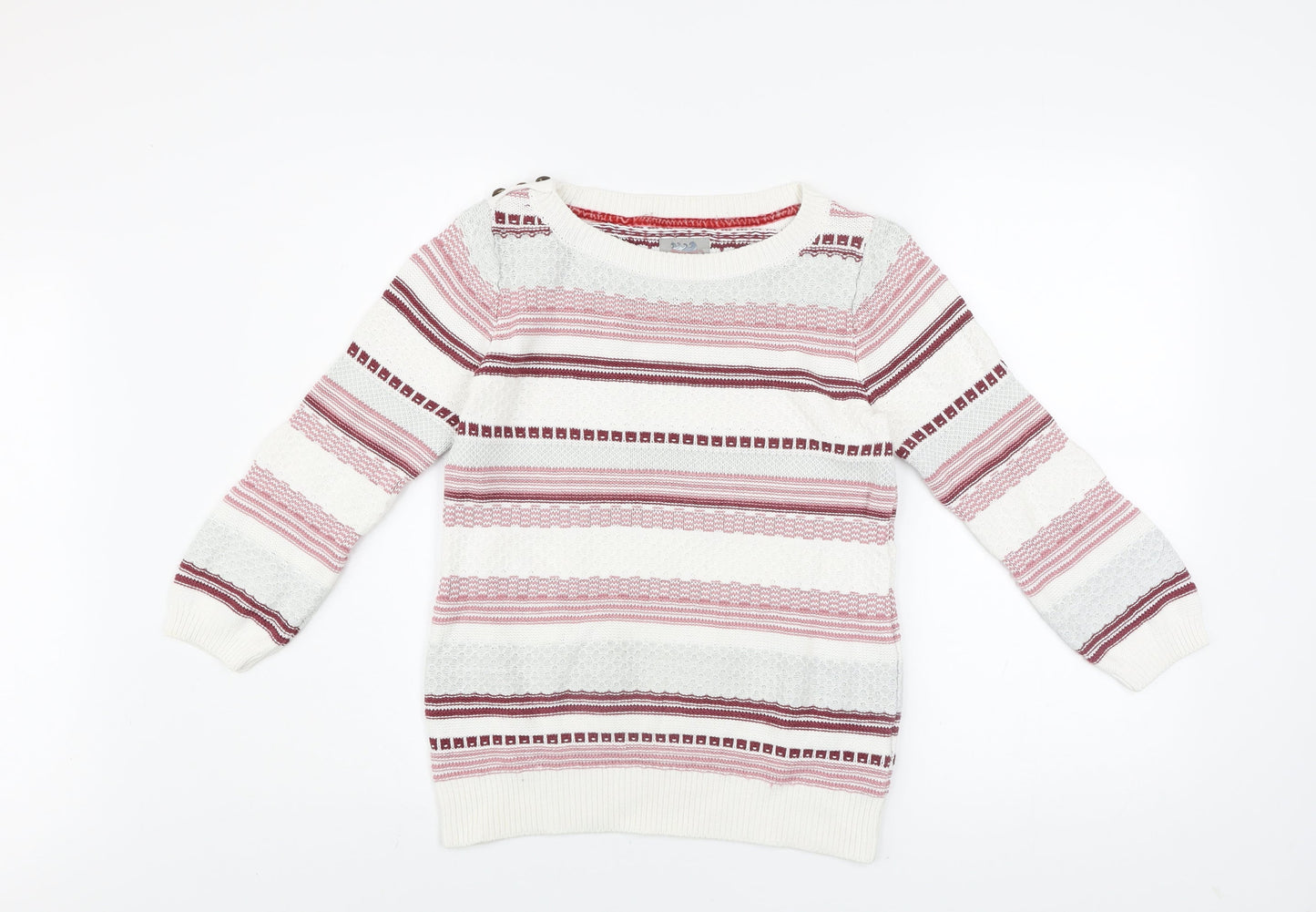 Womens UK Size 10 Mantaray Multicoloured Pullover Jumper