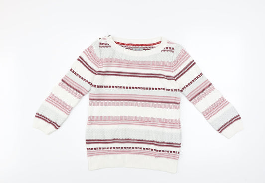 Womens UK Size 10 Mantaray Multicoloured Pullover Jumper