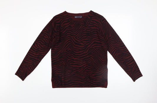 Womens UK Size 12 Marks and Spencer Brown Pullover Jumper