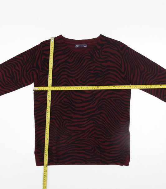 Womens UK Size 12 Marks and Spencer Brown Pullover Jumper