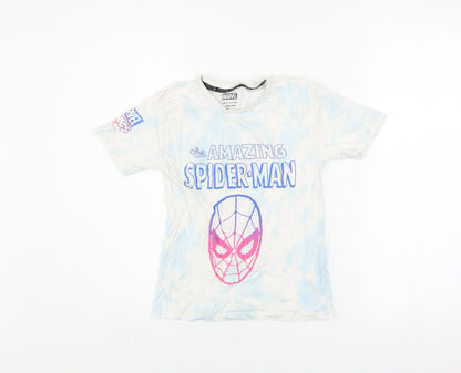 Boys UK Size 6-7 Years Marvel Multicoloured Basic T-Shirt