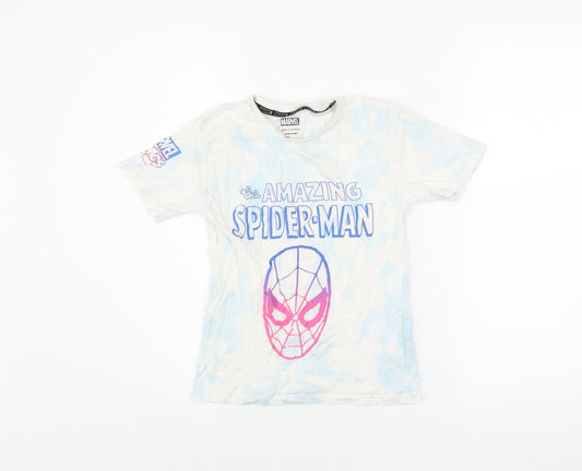 Boys UK Size 6-7 Years Marvel Multicoloured Basic T-Shirt