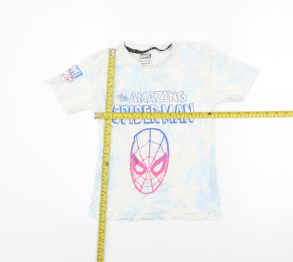 Boys UK Size 6-7 Years Marvel Multicoloured Basic T-Shirt