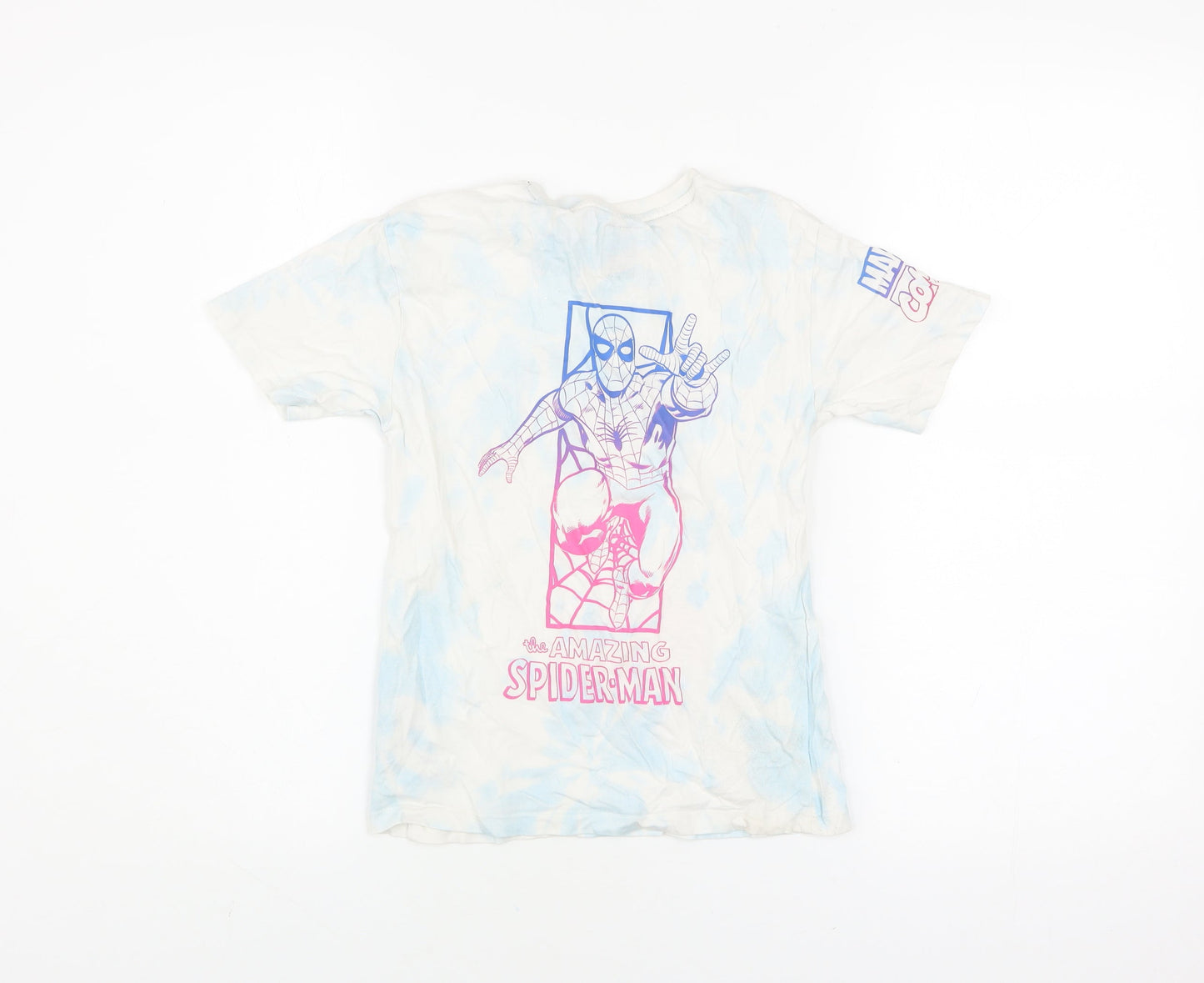 Boys UK Size 6-7 Years Marvel Multicoloured Basic T-Shirt