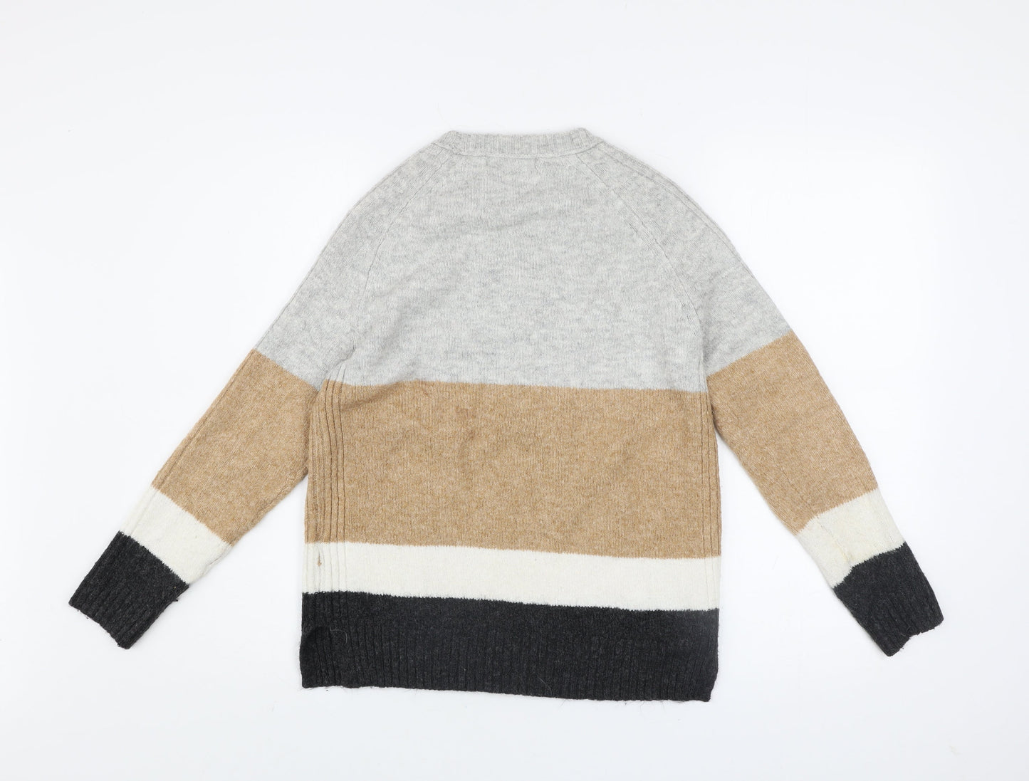 Womens UK Size XS Marks and Spencer Beige Pullover Jumper