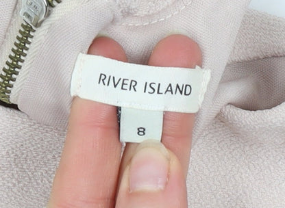 Womens UK Size 8 River Island Bodycon Dress