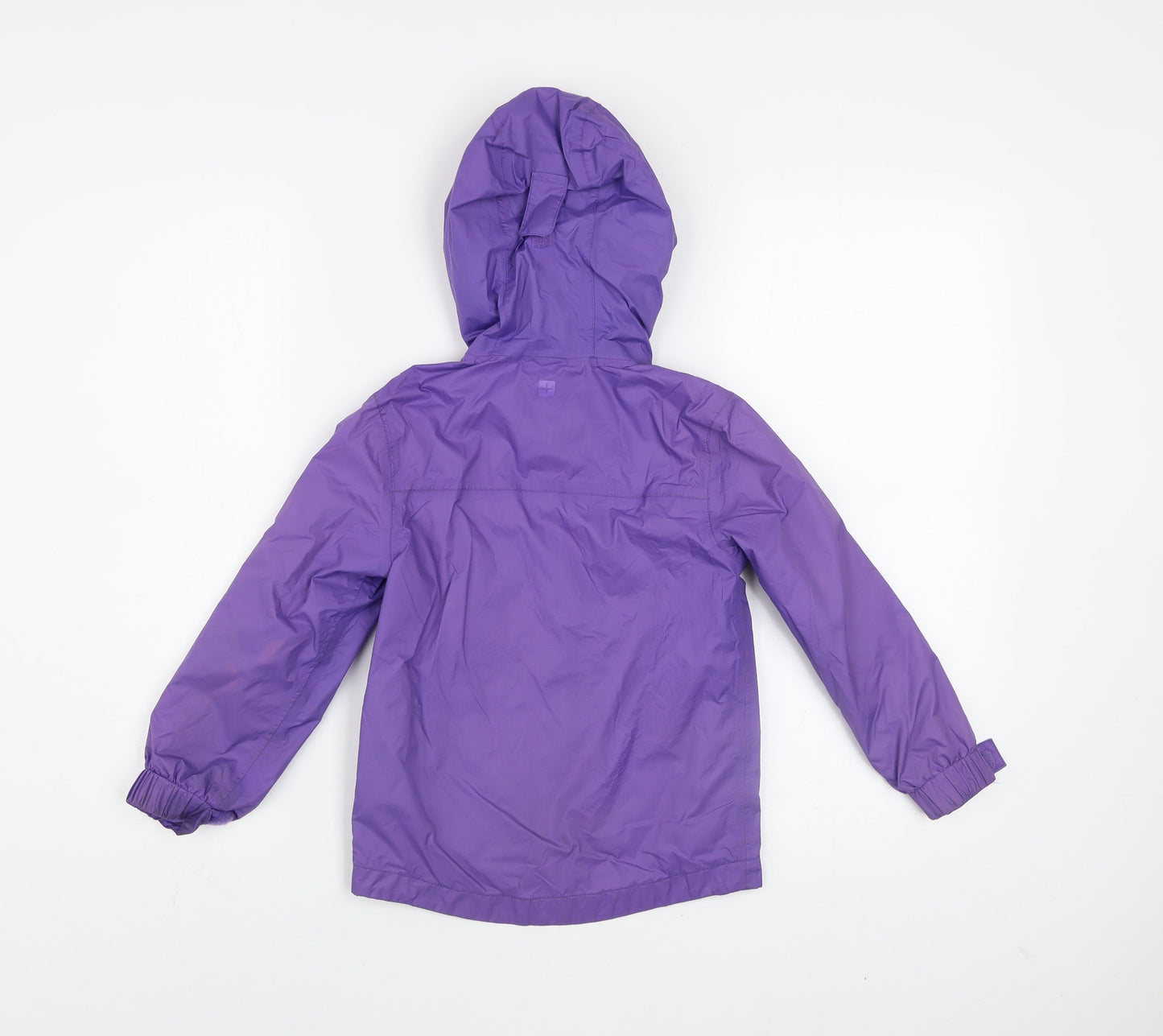 Mountain Warehouse Girls Purple Waterproof Hooded Rain Jacket 5-6 Years