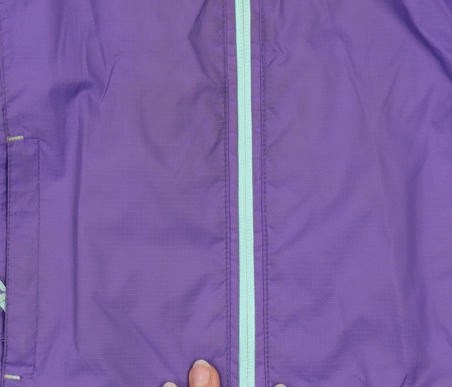 Mountain Warehouse Girls Purple Waterproof Hooded Rain Jacket 5-6 Years