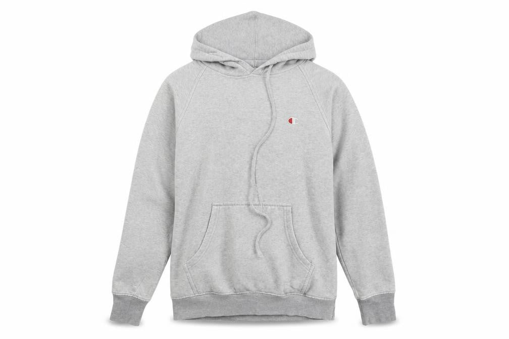 Mens UK Size M Champion Grey Pullover Hoodie