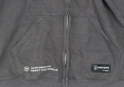 Mens UK Size XL Gaming Never Dies Grey Gaming Jacket
