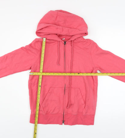 Womens UK Size M Uniqlo Pink Gym & Training Casual Walking Jacket
