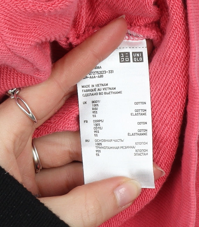 Womens UK Size M Uniqlo Pink Gym & Training Casual Walking Jacket