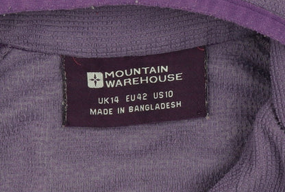 Womens UK Size 14 Mountain Warehouse Purple Pullover Sweatshirt
