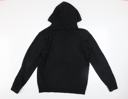 Adidas Men's Black Pullover Hoodie M Logo Sportswear Graphic