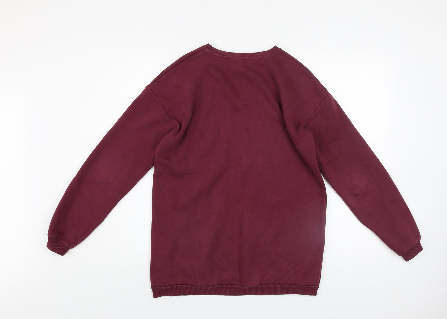 Harry Potter Girls Red Pullover Sweatshirt 12-13 Years Fleece Graphic Print