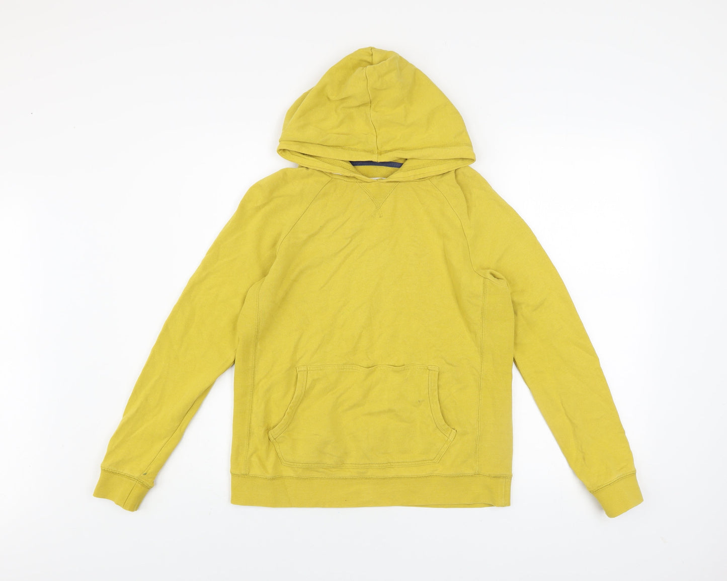 Boys UK Size 11-12 Years Boden Yellow Pullover Hoodie