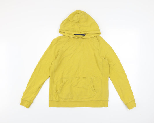 Boys UK Size 11-12 Years Boden Yellow Pullover Hoodie