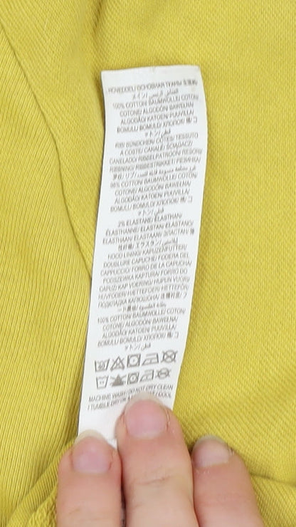 Boys UK Size 11-12 Years Boden Yellow Pullover Hoodie