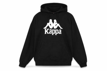 Mens UK Size M Kappa Black Pullover Hoodie