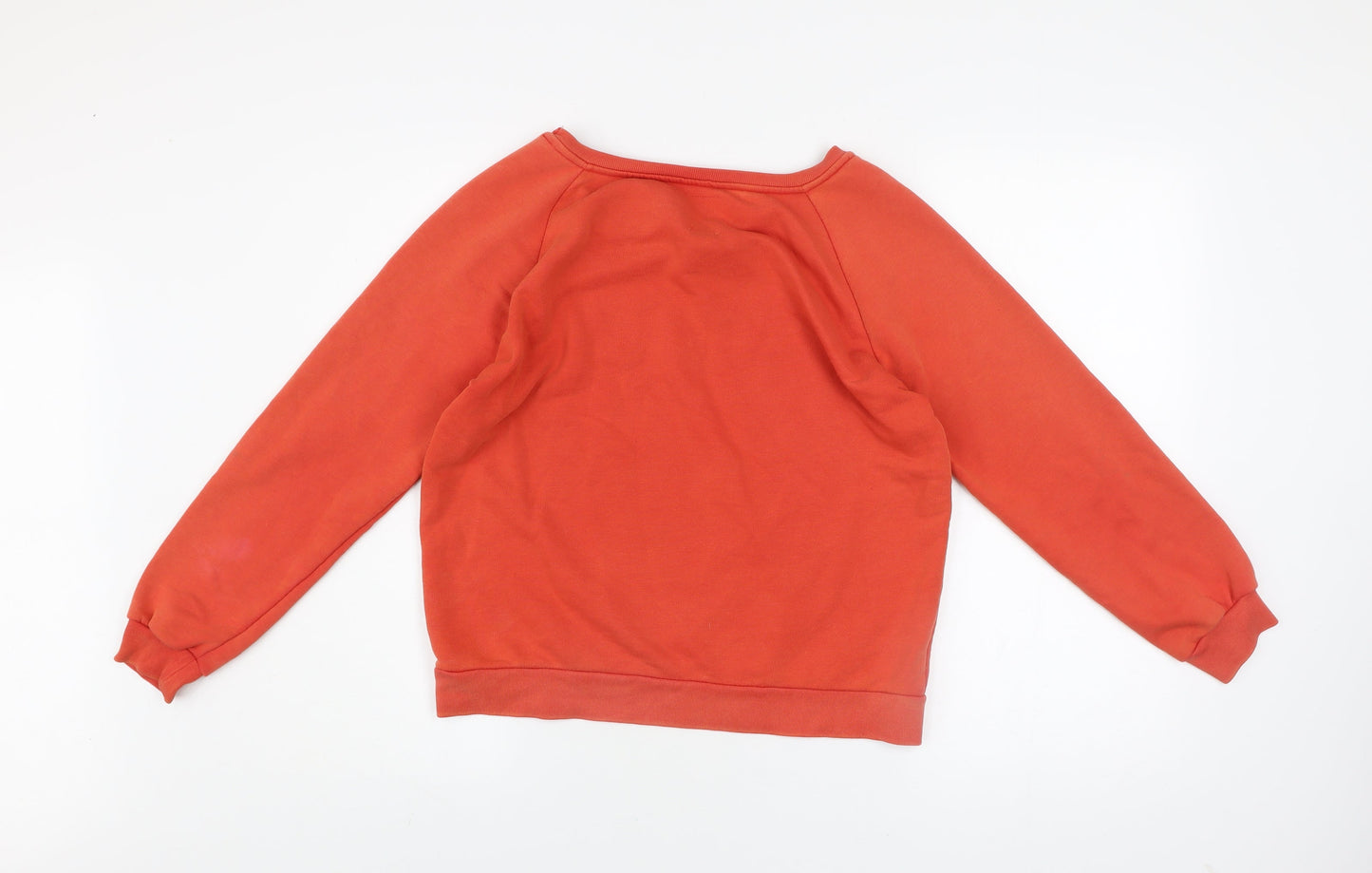 Womens UK Size M Zara Orange Pullover Sweatshirt