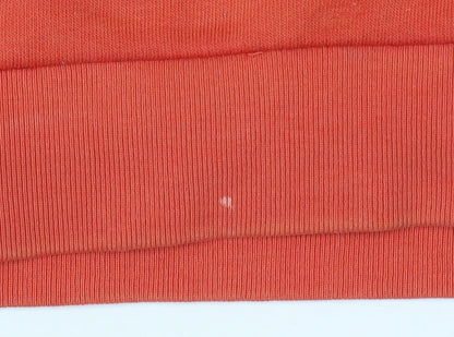 Womens UK Size M Zara Orange Pullover Sweatshirt