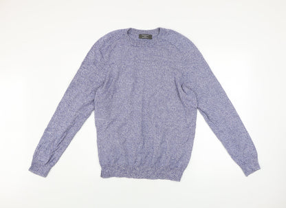 Primark Men’s Blue Cotton Crew Neck Jumper Size L