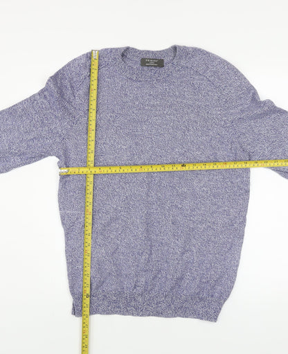 Primark Men’s Blue Cotton Crew Neck Jumper Size L
