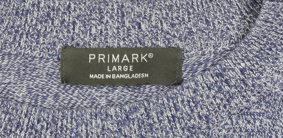 Primark Men’s Blue Cotton Crew Neck Jumper Size L