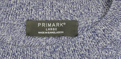 Primark Men’s Blue Cotton Crew Neck Jumper Size L