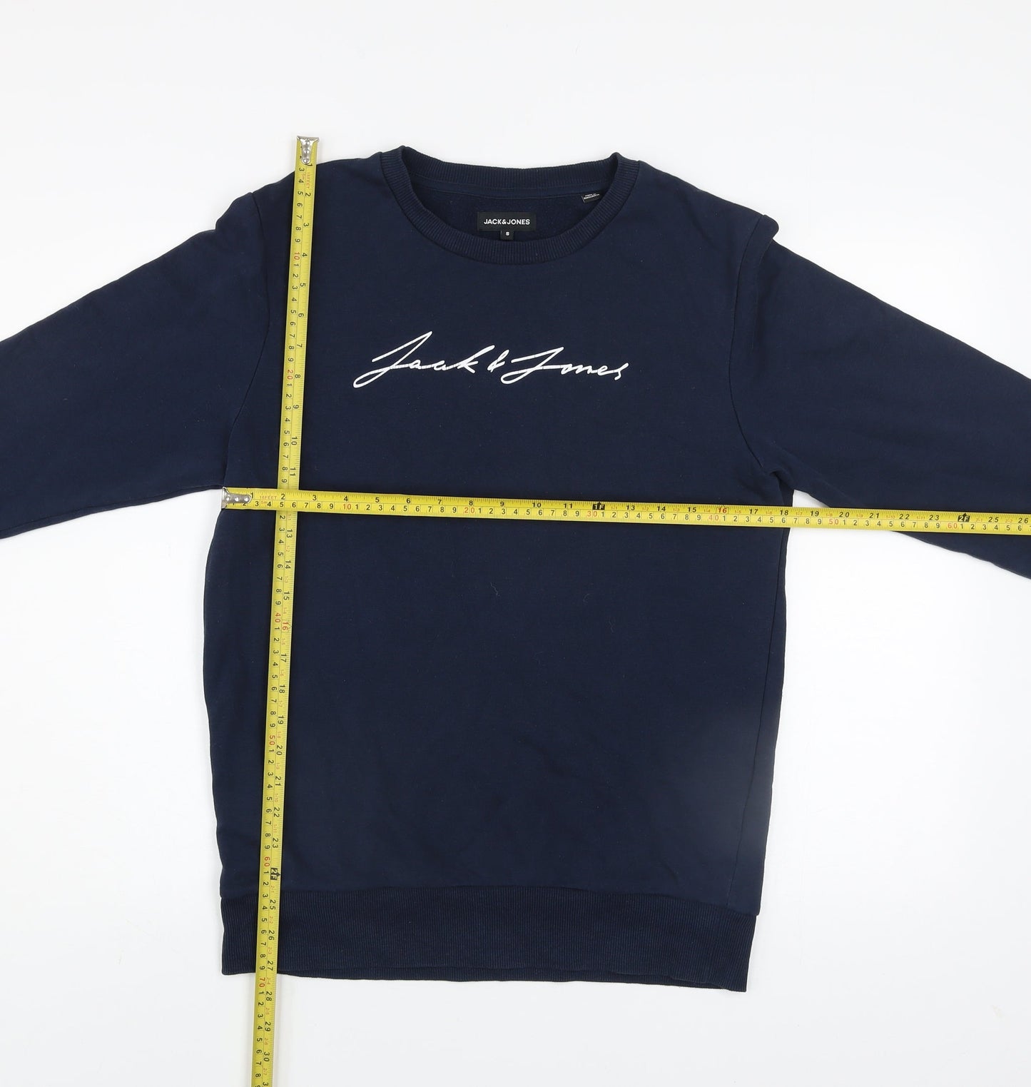 Mens UK Size S JACK & JONES Blue Pullover Sweatshirt