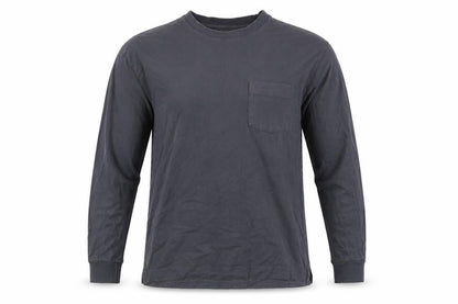 Dunnes Men's Navy Long Sleeve Cotton Crew Neck Top Medium