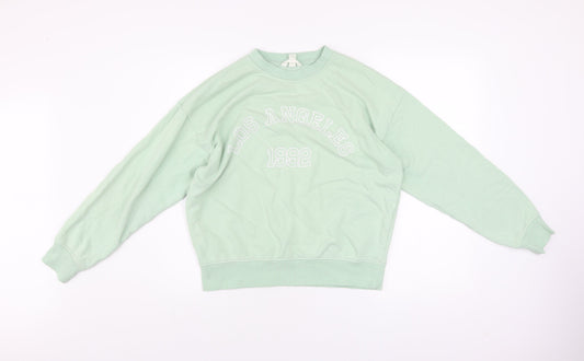 H&M Women’s Mint Green Los Angeles 1992 Pullover Sweatshirt XS
