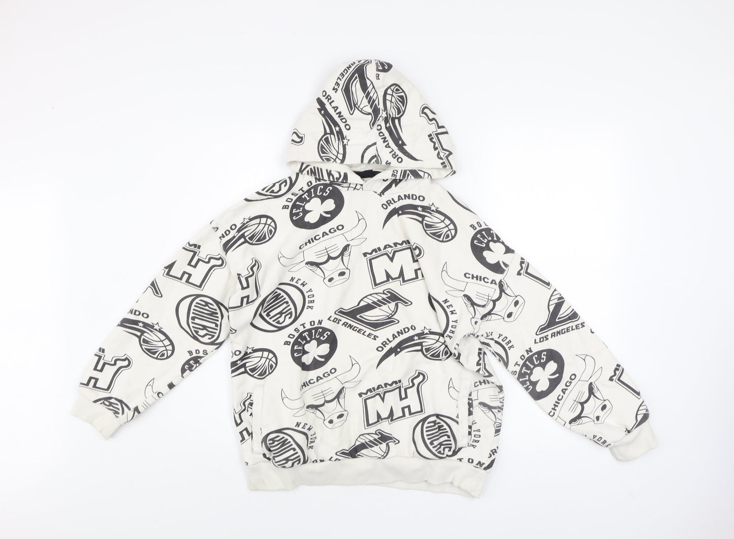 Boys UK Size 12-13 Years Marks and Spencer Multicoloured Pullover Hoodie