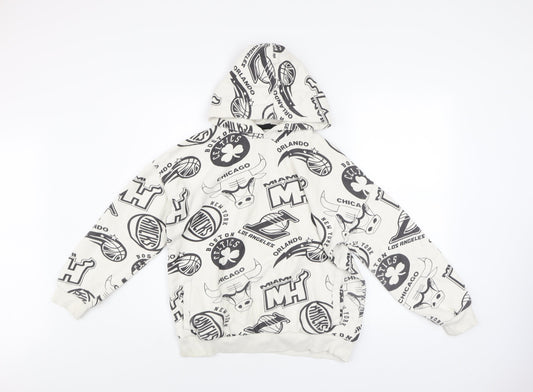 Boys UK Size 12-13 Years Marks and Spencer Multicoloured Pullover Hoodie