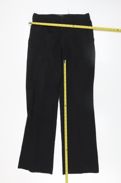 Mens UK Size 32/34 Selected Regular Fit Business Formal Workwear Black Trousers