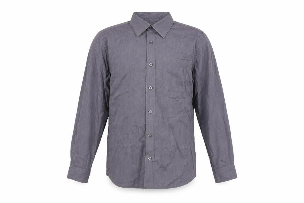 Boys UK Size 13-14 Years Dunnes Stores Grey Basic Button-Up