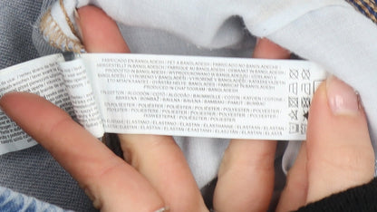 Denim Co. Girls Blue Jogger Style Jeans 11-12 Years Elastic Waist