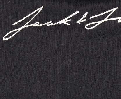 Mens UK Size S JACK & JONES Black Pullover Sweatshirt