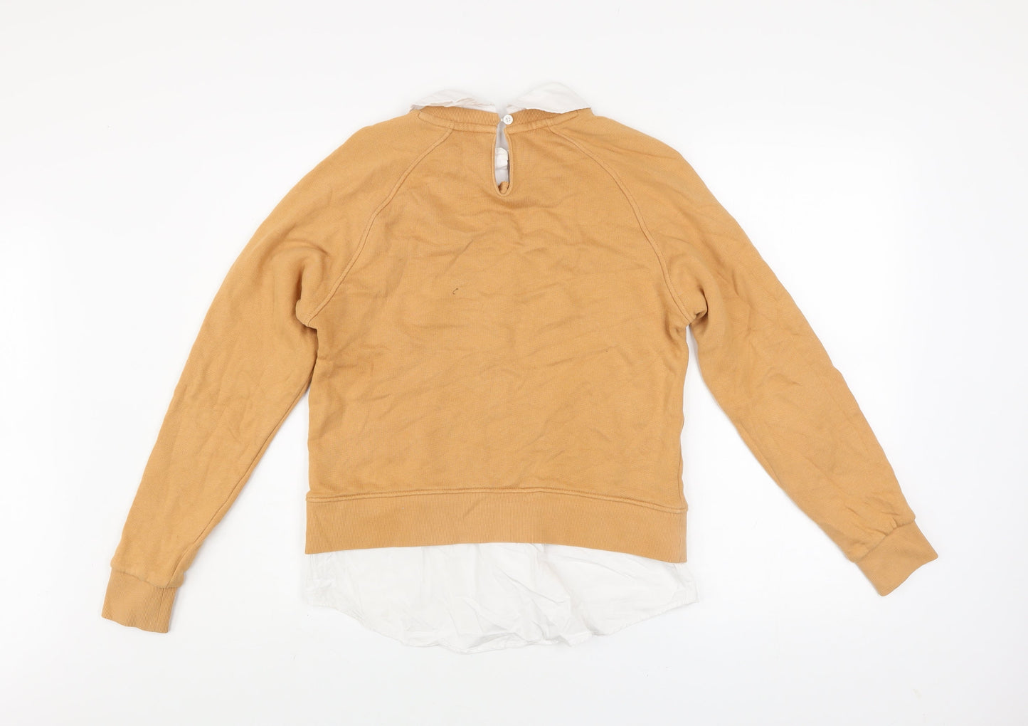 Womens UK Size S NEXT Beige Pullover Sweatshirt