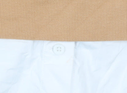 Womens UK Size S NEXT Beige Pullover Sweatshirt