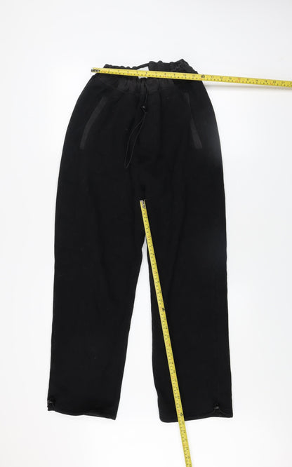 H&M Women’s Black Relaxed Fit Jogger Trousers Size L