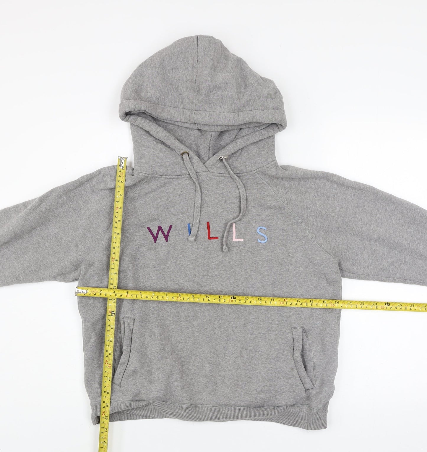 Womens UK Size 14 Jack Wills Grey Pullover Hoodie