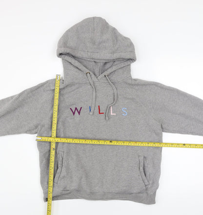 Womens UK Size 14 Jack Wills Grey Pullover Hoodie