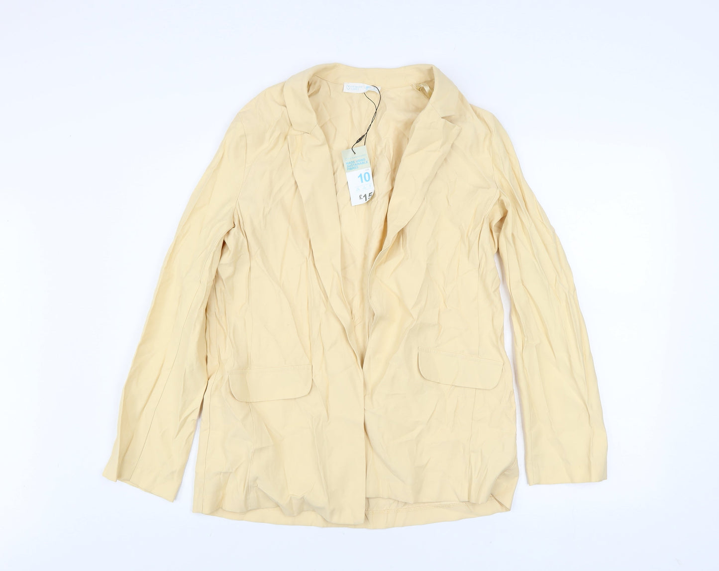 Womens UK Size 10 Primark Beige Basic Jacket